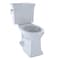 Toto Toilet, 1.0 gpf, Tornado, Floor Mount, Elongated, Cotton CST404CUFG#01 - alternate 1